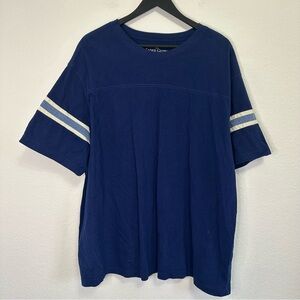 Men’s Faded Glory Blue Varsity Stripe T-Shirt 2XL